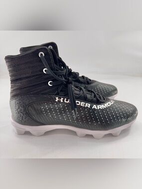 Under Armour Highlight Franchise Football Cleats Blk Men’s Size 12 NEW Sports